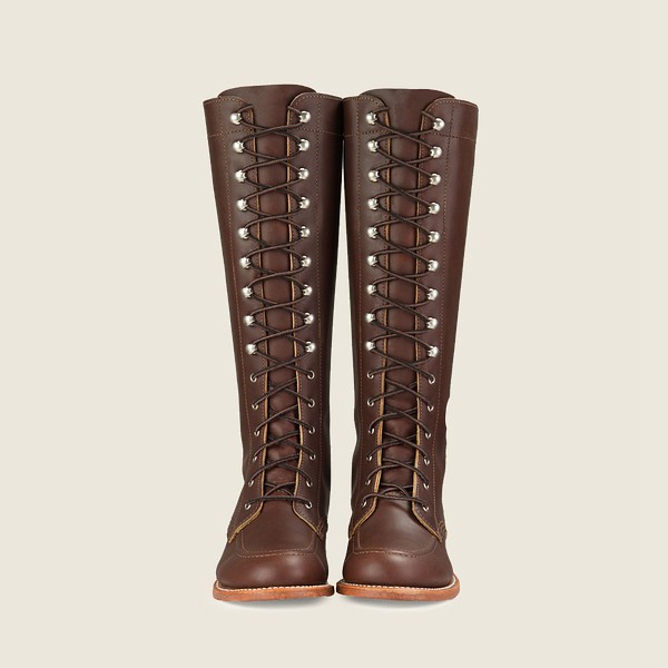 Red Wing Womens Gloria - Tall Oro-iginal Leather - Heritage Boots Brown - 9723RGCYZ